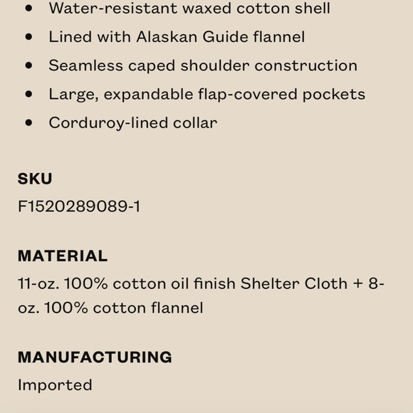 Filson women's shelter cloth short work coat XS black waxed cotton boxy cropped - Picture 13 of 13